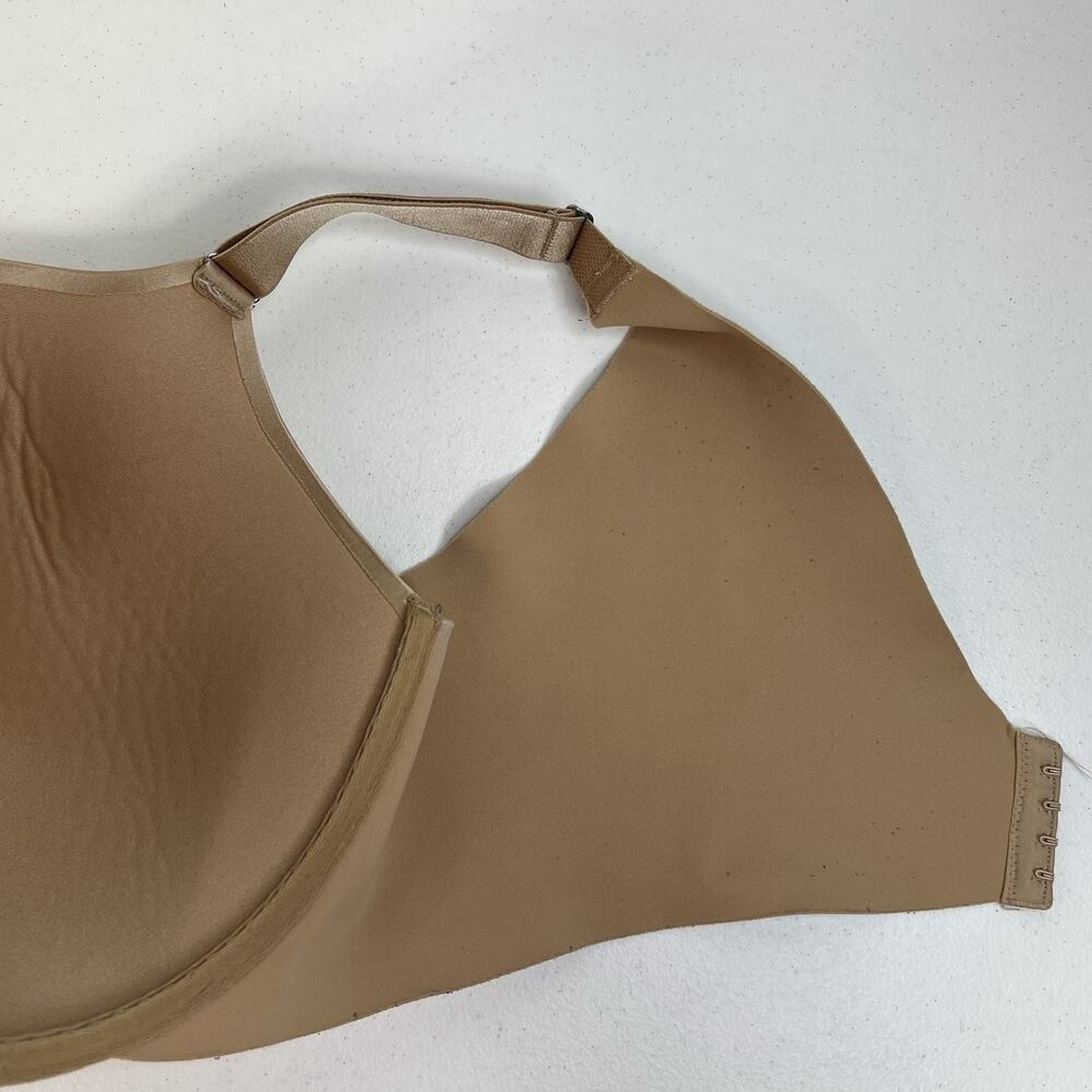 Soma 44DDD Vanishing Back Full Coverage Bra Underwire Smoothing T-Shirt Beige - Picture 10 of 13